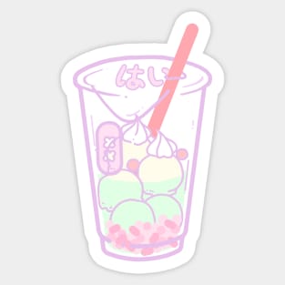 Green Bubble Tea! Sticker